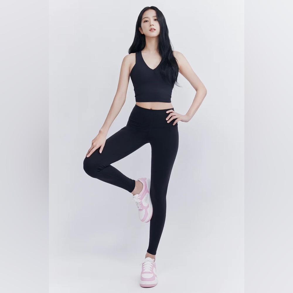 Alo 7/8 High-Waist Airbrush Legging Small Black - Picture 4 of 12